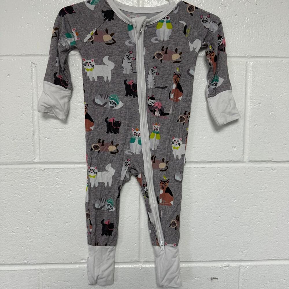 Little Sleepies Cozy Cats Zippy 0-3m